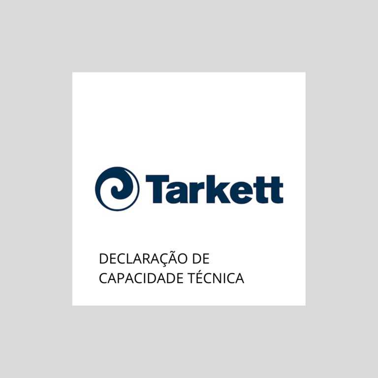 Declaração de capacidade técnica — Tarkett